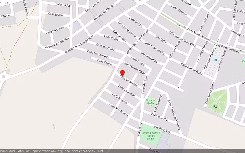 Mapa de Subasta Inmueble (Vivienda) en Roquetas De Mar, Almería