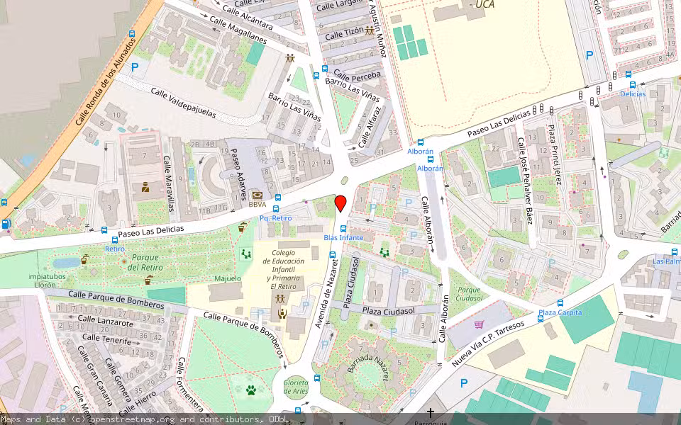 Mapa de Subasta Inmueble (Vivienda) en Jerez De La Frontera, Cádiz