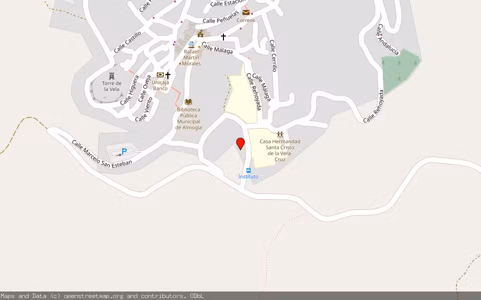 Mapa de Subasta Inmueble (Solar) en Almogía, Málaga