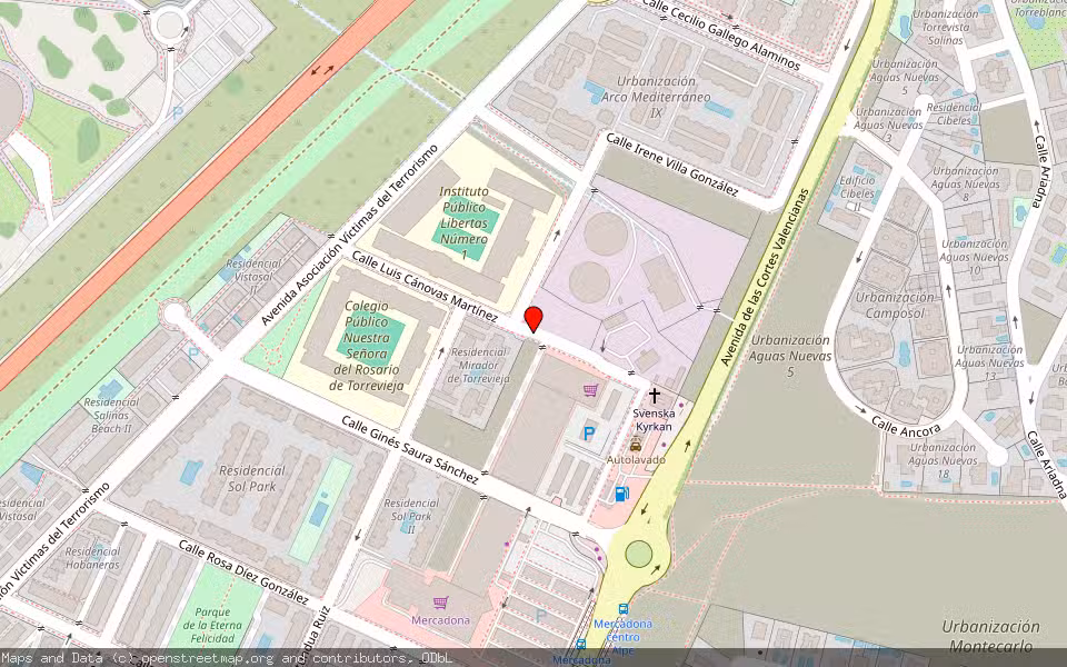 Mapa de Subasta Inmueble (Vivienda) en Torrevieja, Alicante/Alacant