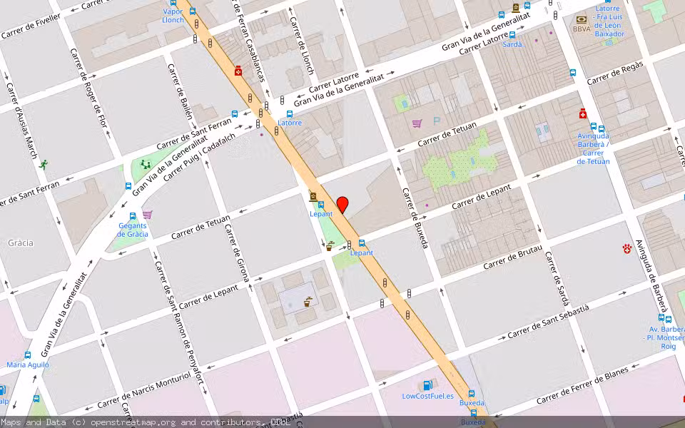 Mapa de Subasta Inmueble (Garaje) en Sabadell, Barcelona