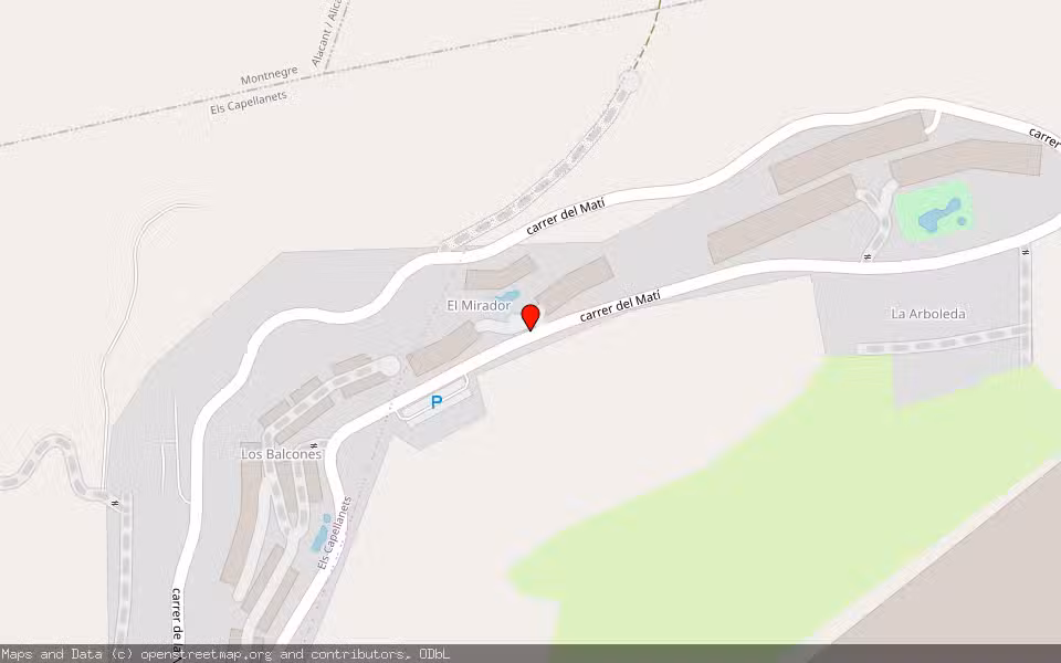 Mapa de Subasta Inmueble (Vivienda) en Mutxamel, Alicante/Alacant