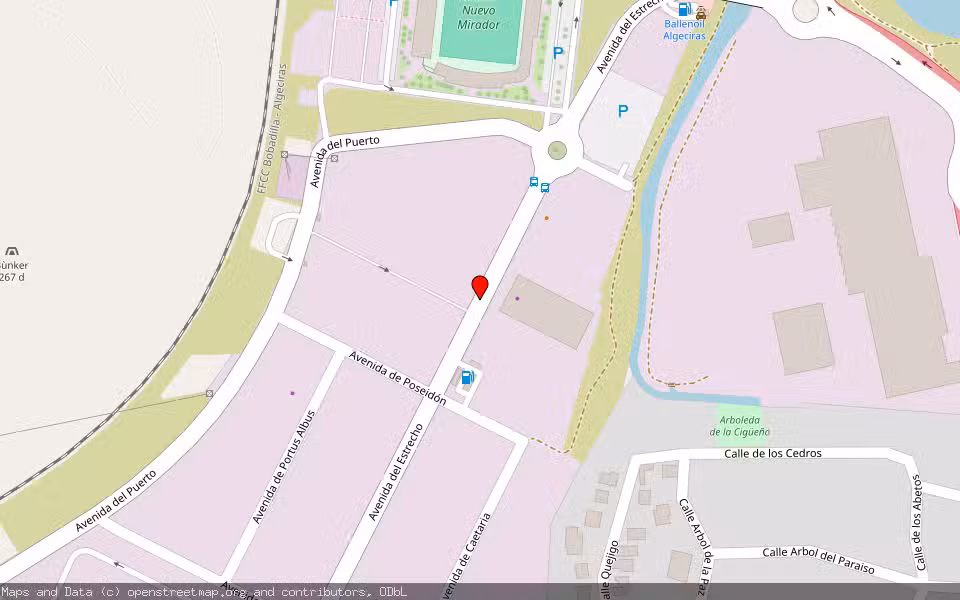 Mapa de Subasta Inmueble (Solar) en Algeciras, Cádiz