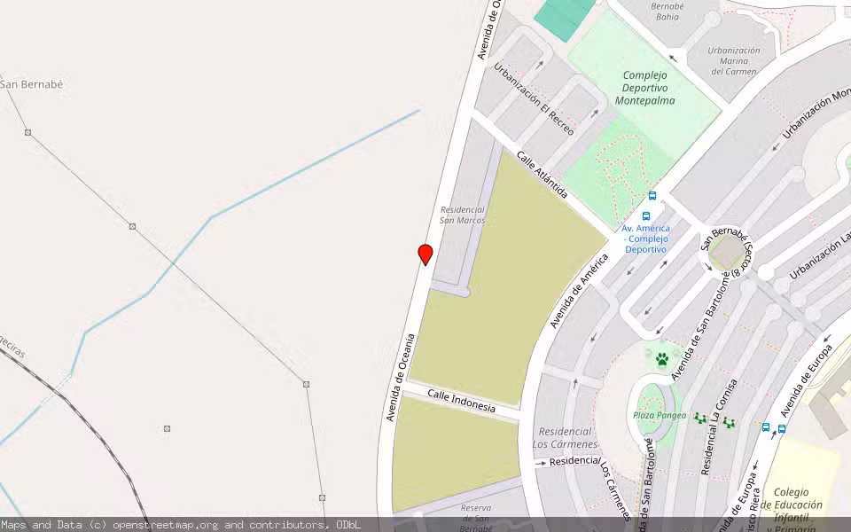 Mapa de Subasta Inmueble (Vivienda) en Algeciras, Cádiz