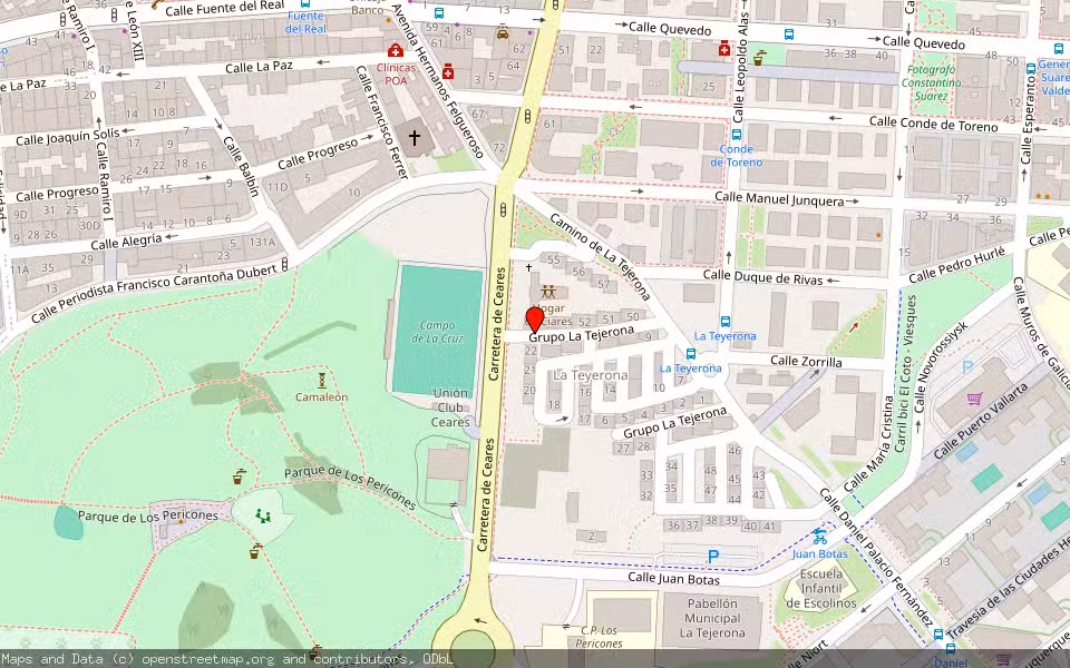 Mapa de Subasta Inmueble (Vivienda) en Gijón, Asturias