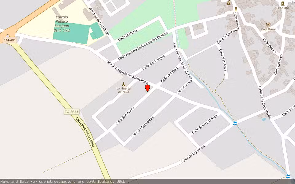 Mapa de Subasta Inmueble (Vivienda) en Galvez, Toledo