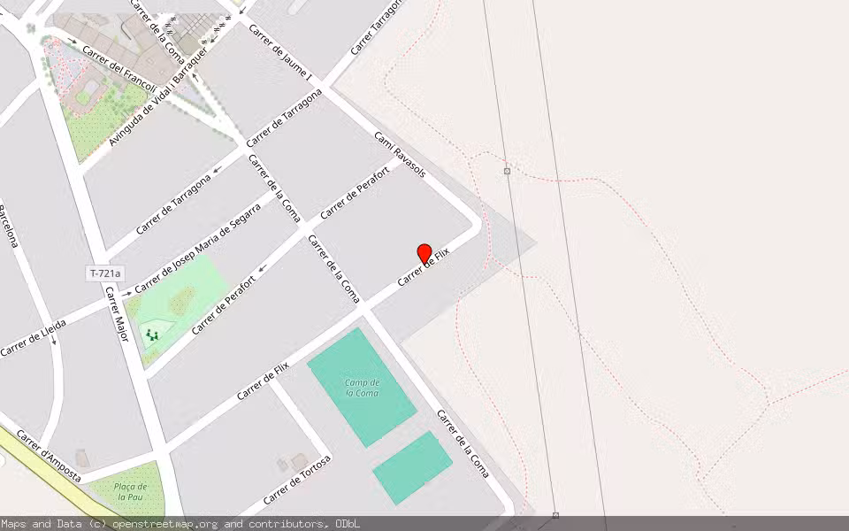 Mapa de Subasta Inmueble (Trastero) en Constanti, Tarragona