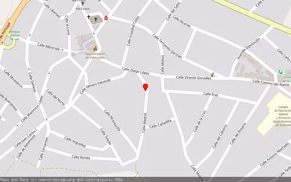 Mapa de Subasta Inmueble (Solar) en Valmojado, Toledo