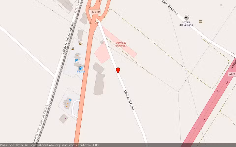 Mapa de Subasta Inmueble (Finca rústica) en Alcalà De Xivert, Castellón/Castelló