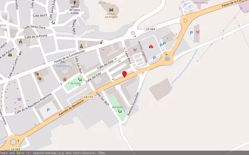 Mapa de Subasta Inmueble (Vivienda) en Arnedo., La Rioja