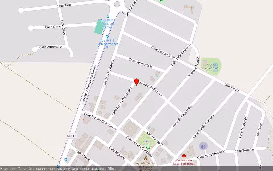 Mapa de Subasta Inmueble (Vivienda) en Fresno De Torote, Madrid