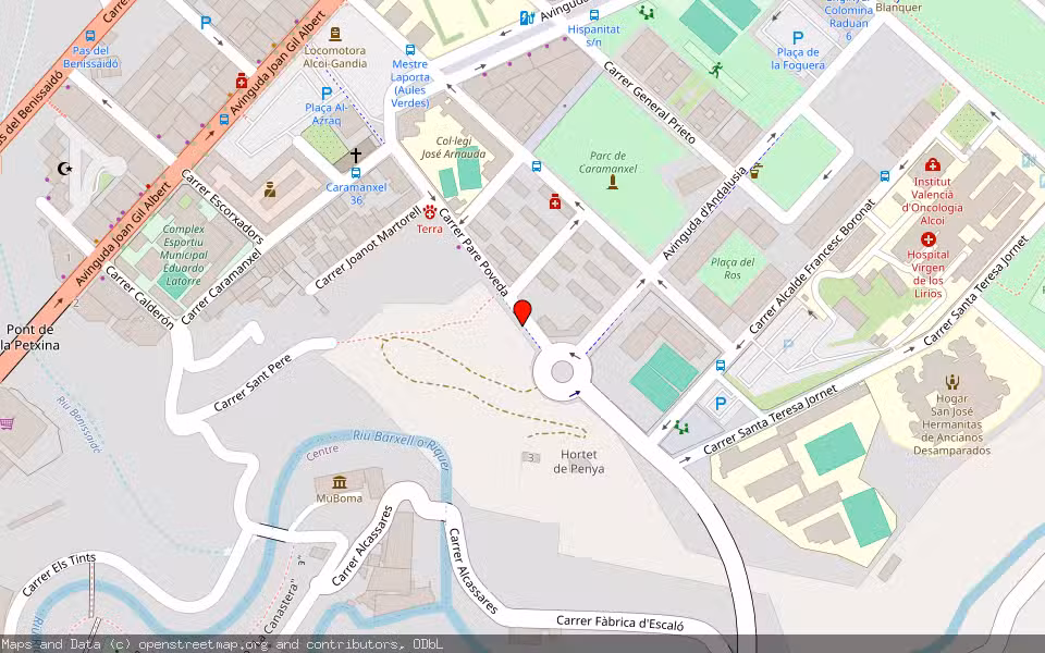 Mapa de Subasta Inmueble (Vivienda) en Alcoy, Alicante/Alacant