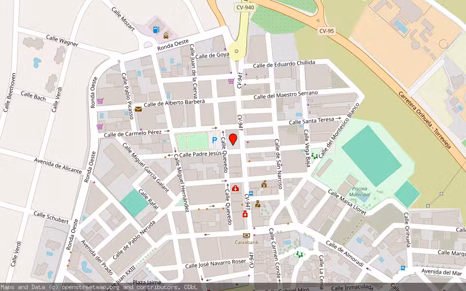 Mapa de Subasta Inmueble (Vivienda) en San Miguel De Salinas, Alicante/Alacant