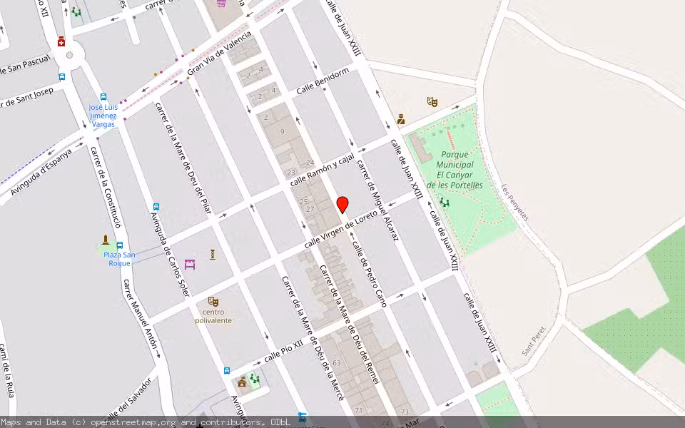Mapa de Subasta Inmueble (Garaje) en Mutxamel, Alicante/Alacant