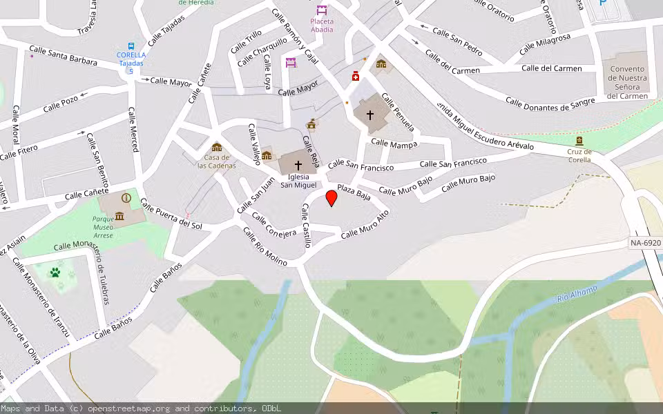 Mapa de Subasta Inmueble (Vivienda) en Corella, Navarra