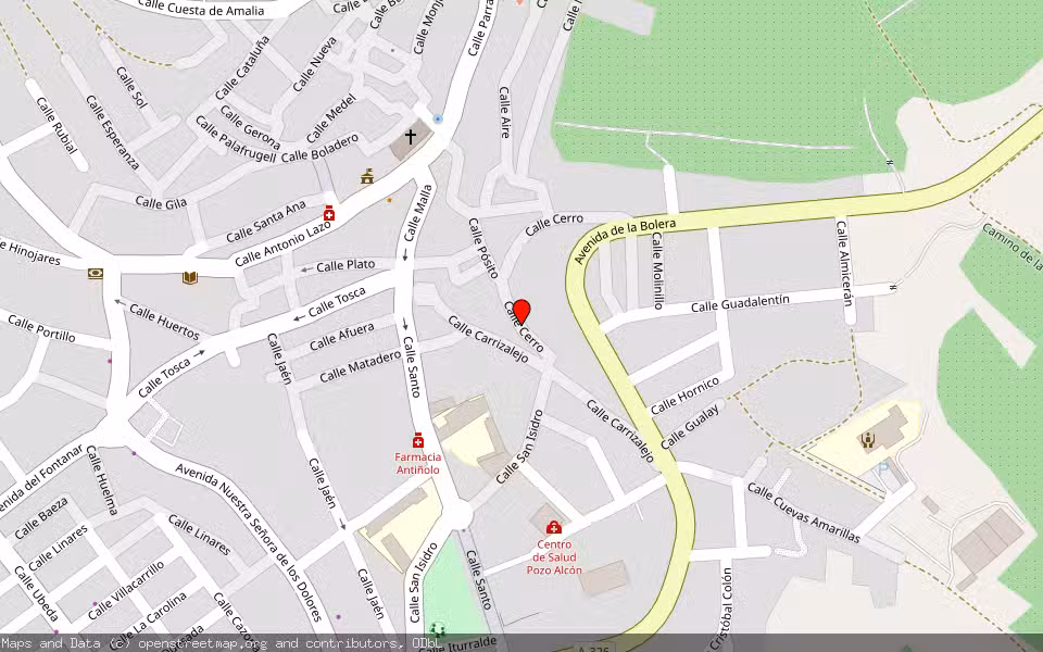Mapa de Subasta Inmueble (Local comercial) en Pozo Alcon, Jaén