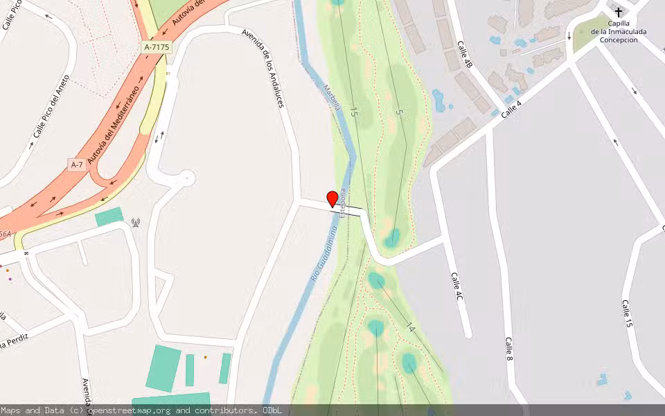 Mapa de Subasta Inmueble (Solar) en Estepona, Málaga