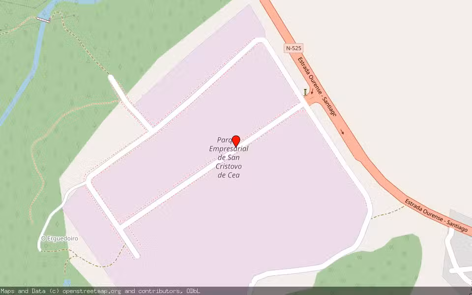 Mapa de Subasta Inmueble (Finca rústica) en San Cristovo De Cea, Ourense