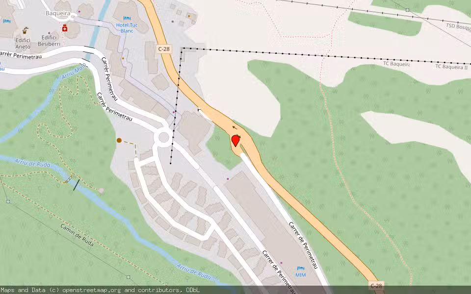 Mapa de Subasta Inmueble (Garaje) en Naut Aran, Lleida