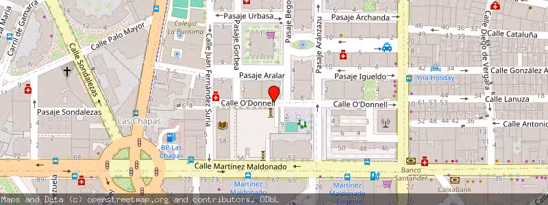 Mapa de Subasta de Inmueble (Garaje) en Malaga, Málaga 