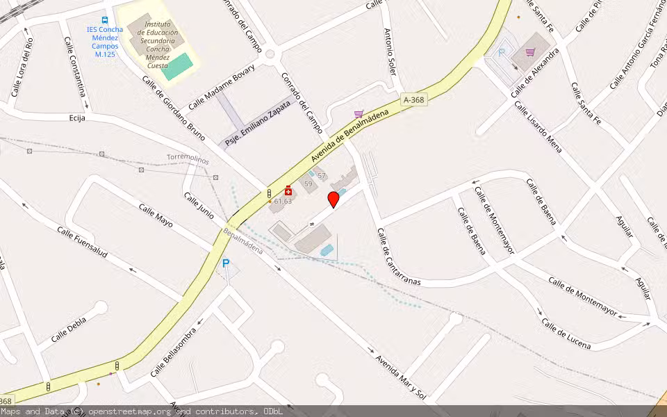 Mapa de Subasta Inmueble (Vivienda) en Torremolinos, Málaga