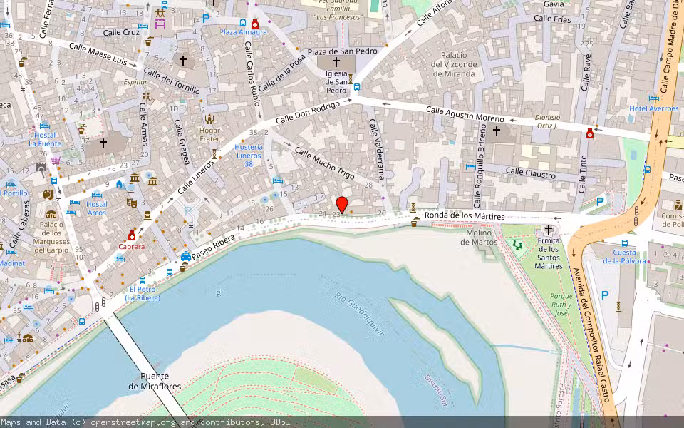 Mapa de Subasta Inmueble (Vivienda) en Córdoba