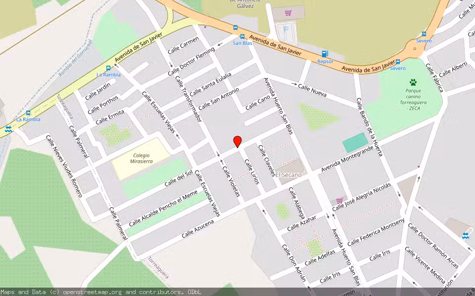 Mapa de Subasta Inmueble (Vivienda) en Murcia