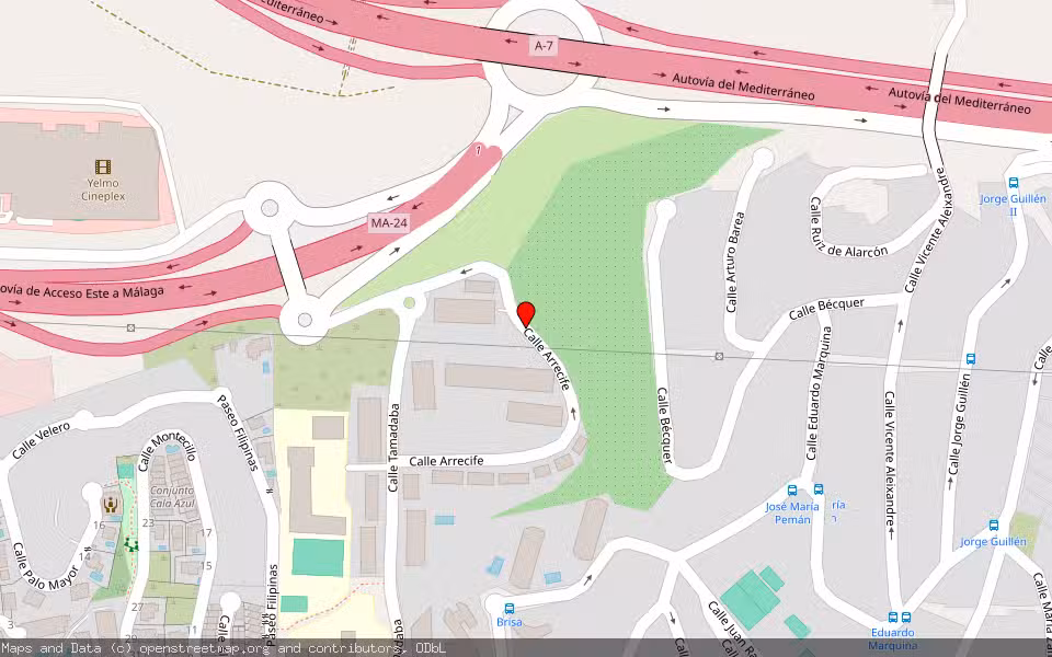 Mapa de Subasta Inmueble (Trastero) en Rincon De La Victoria, Málaga