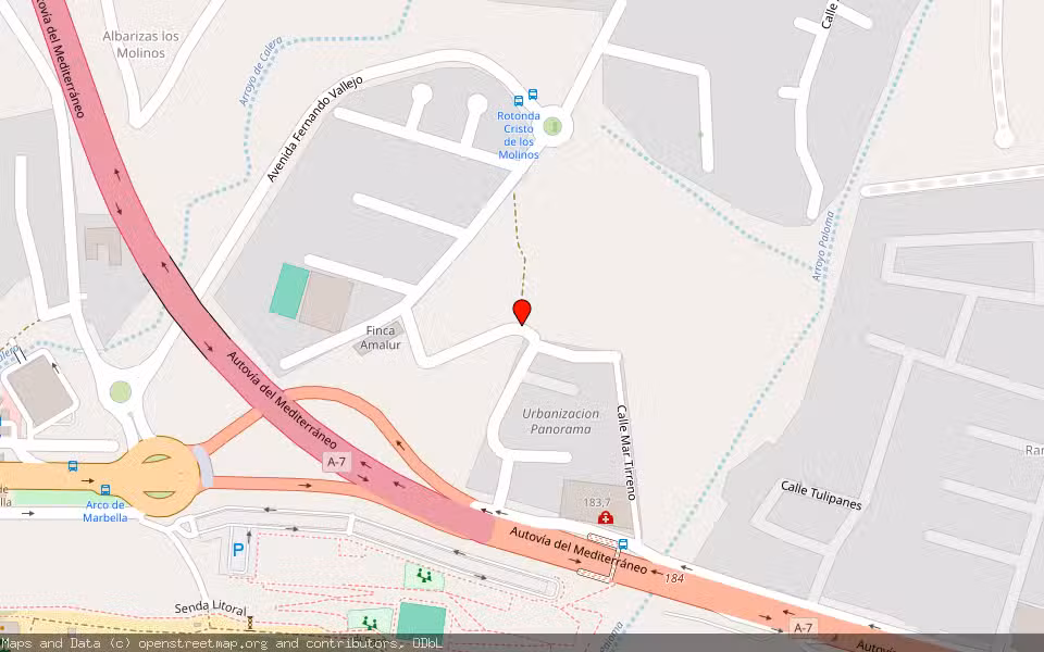Mapa de Subasta Inmueble (Vivienda) en Marbella, Málaga