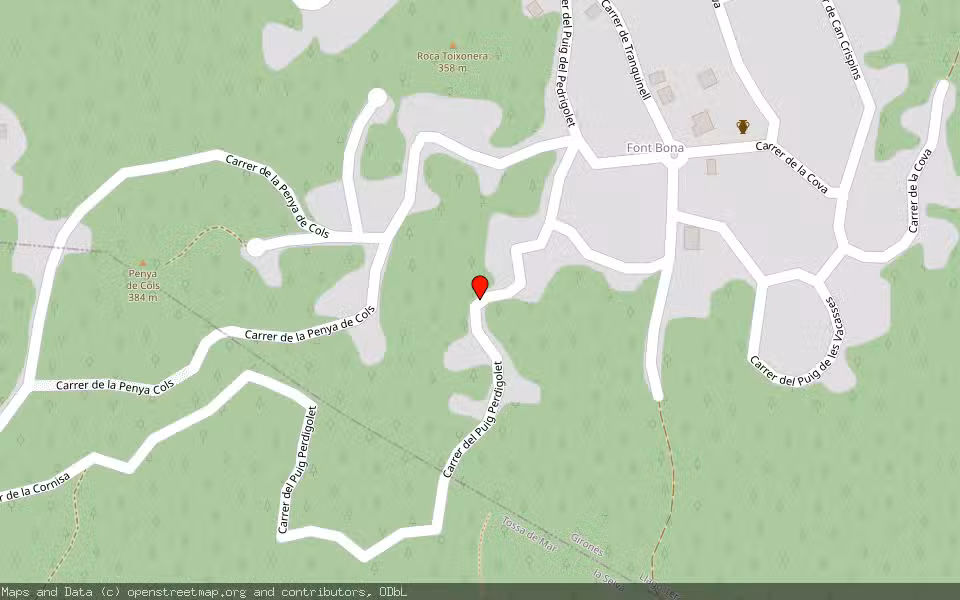 Mapa de Subasta Inmueble (Solar) en Llagostera, Girona