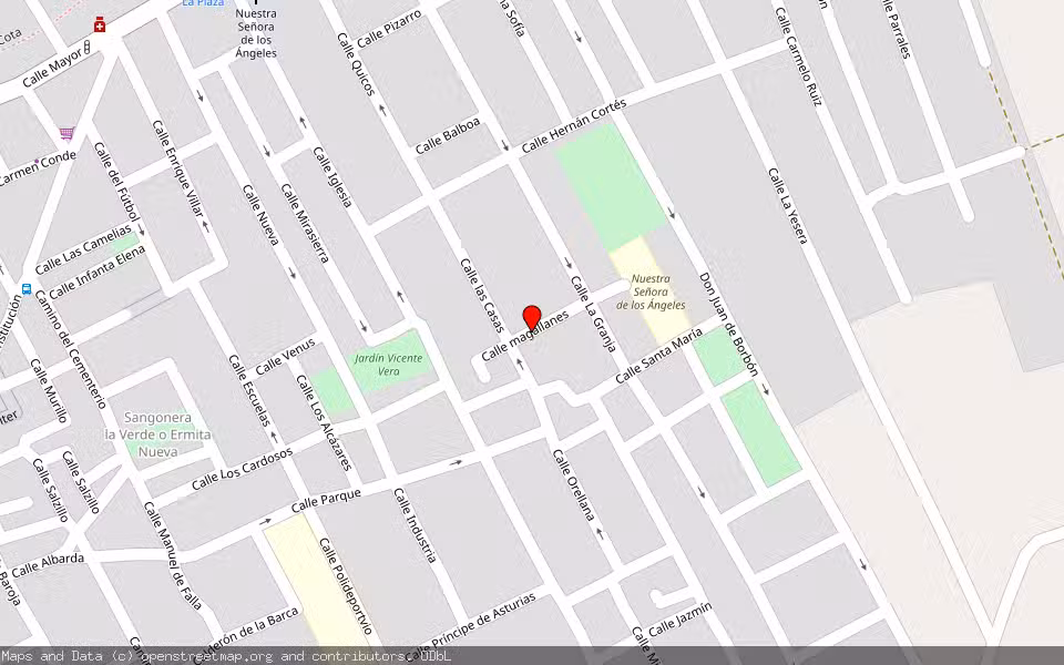 Mapa de Subasta Inmueble (Vivienda) en Murcia