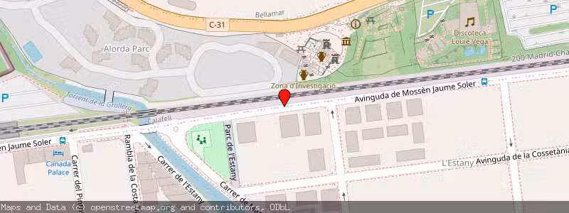 Mapa de Subasta de Inmueble (Otros) en Calafell, Tarragona 