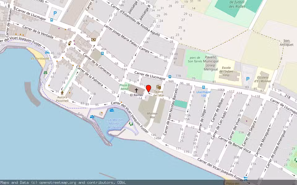 Mapa de Subasta Inmueble (Vivienda) en Palma, Illes Balears