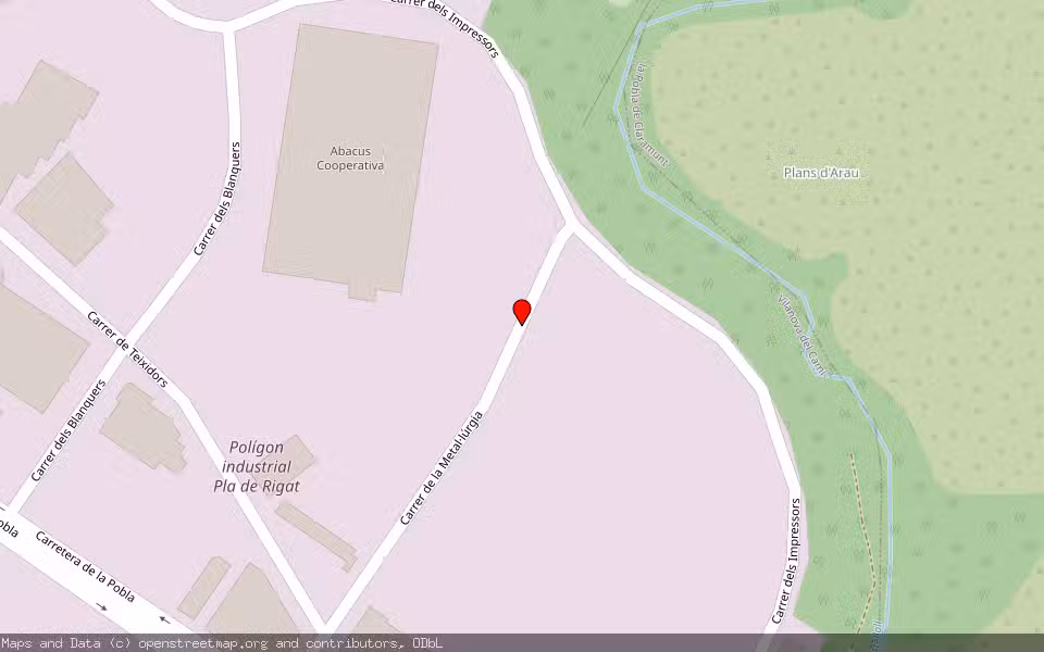 Mapa de Subasta Inmueble (Solar) en Vilanova Del Cami, Barcelona