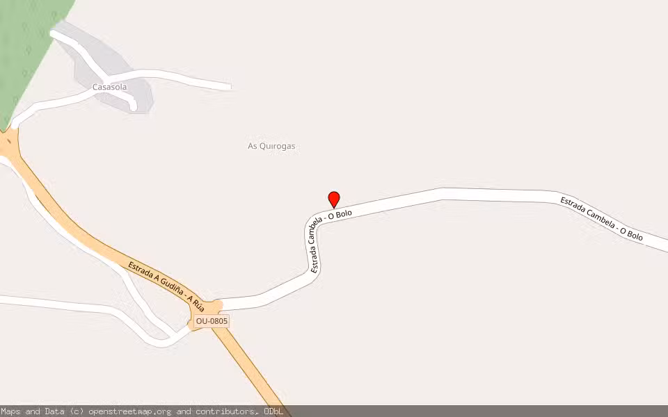 Mapa de Subasta Inmueble (Finca rústica) en O Bolo, Ourense