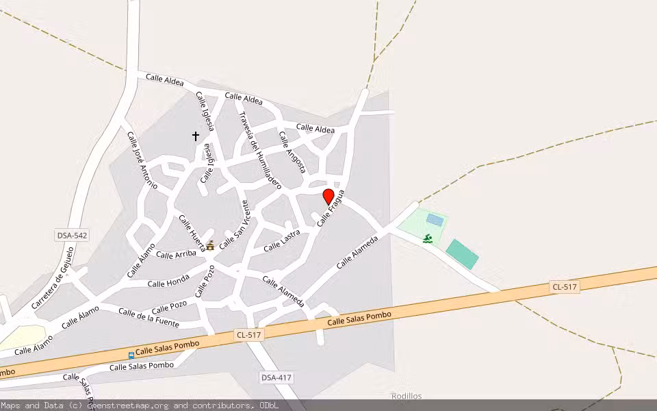 Mapa de Subasta Inmueble (Vivienda) en Villaseco De Los Gamitos, Salamanca