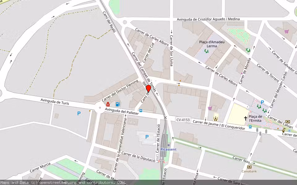 Mapa de Subasta Inmueble (Vivienda) en Picassent, Valencia/València