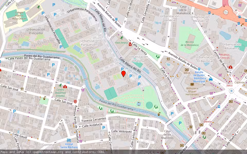 Mapa de Subasta Inmueble (Vivienda) en Collado Villalba, Madrid
