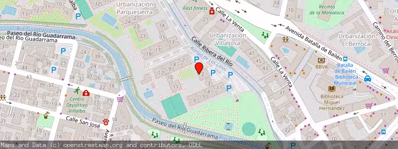 Mapa de Subasta de Inmueble (Vivienda) en Collado Villalba, Madrid 