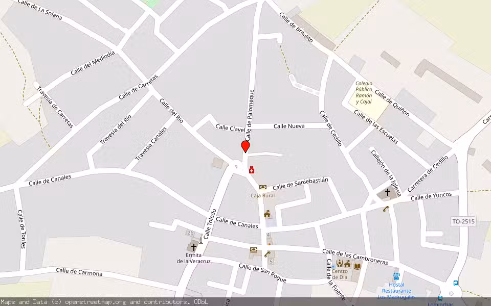 Mapa de Subasta Inmueble (Vivienda) en, Toledo