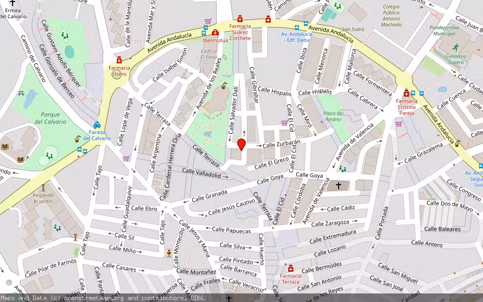 Mapa de Subasta Inmueble (Vivienda) en Estepona, Málaga