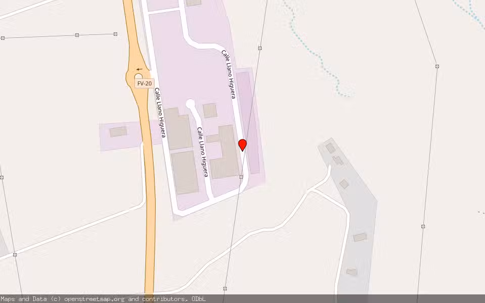 Mapa de Subasta Inmueble (Nave industrial) en Tuineje, Las Palmas