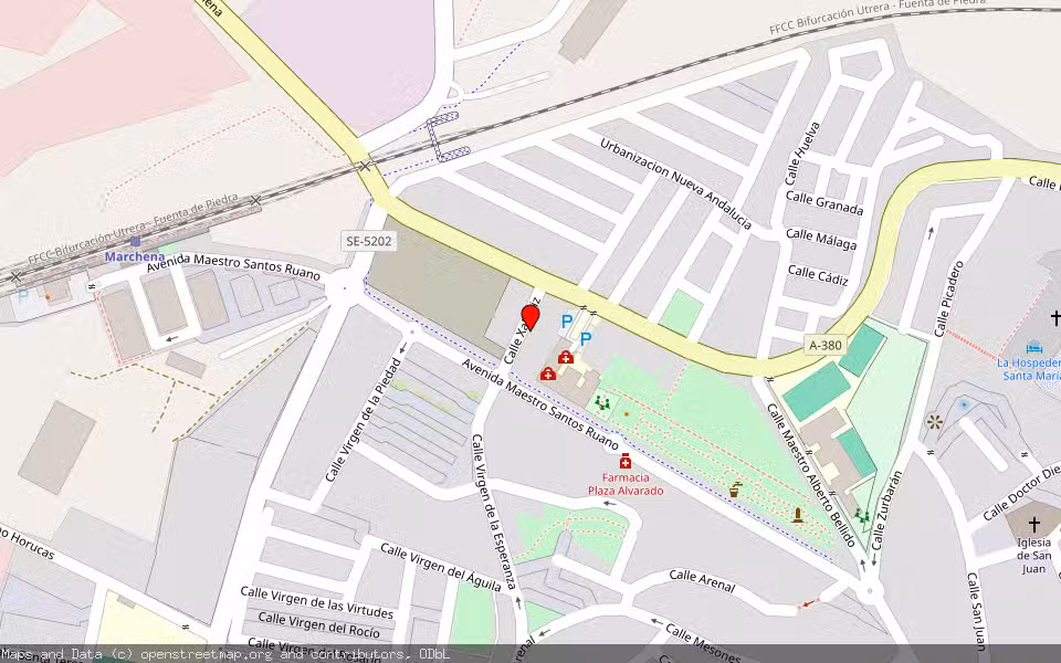 Mapa de Subasta Inmueble (Local comercial) en Marchena, Sevilla