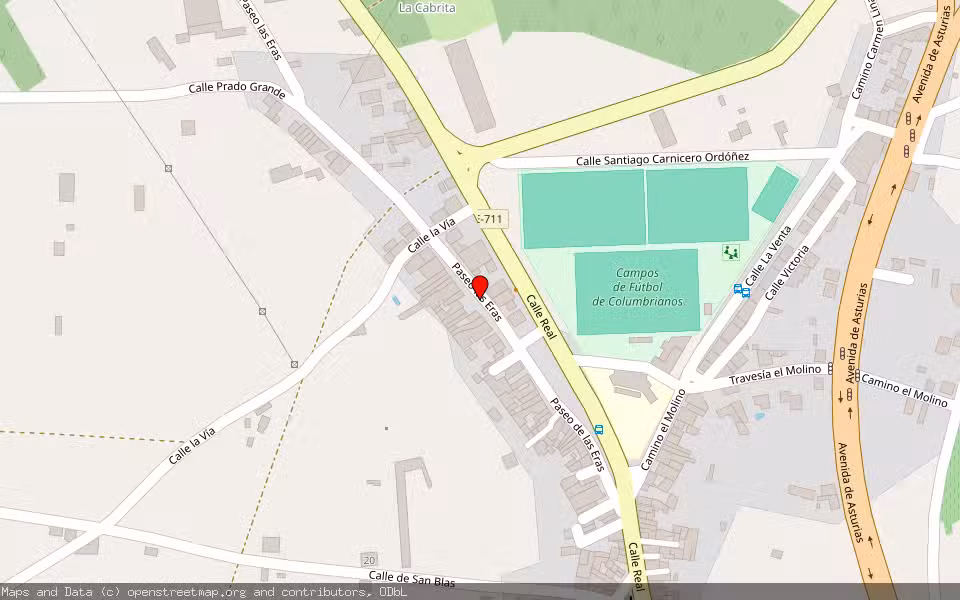 Mapa de Subasta Inmueble (Vivienda) en Alcuescar, Cáceres