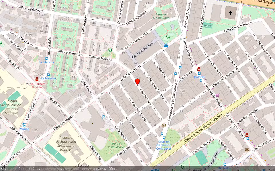 Mapa de Subasta Inmueble (Vivienda) en Gijon, Asturias