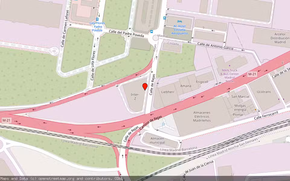 Mapa de Subasta Inmueble (Otros) en Coslada, Madrid