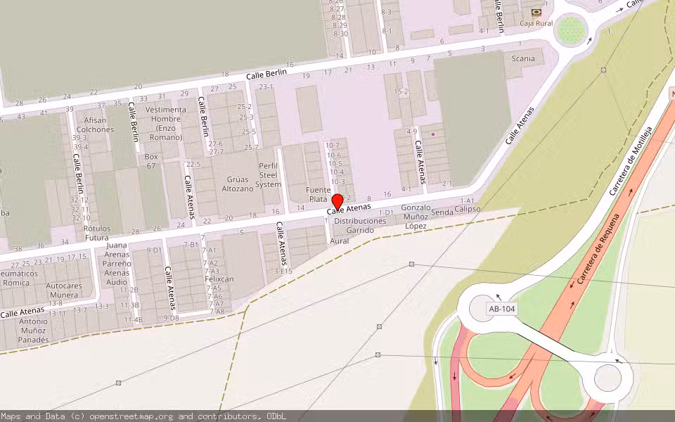 Mapa de Subasta Inmueble (Nave industrial) en Albacete
