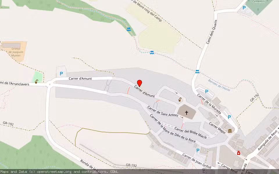 Mapa de Subasta Inmueble (Vivienda) en Mont-roig Del Camp, Tarragona