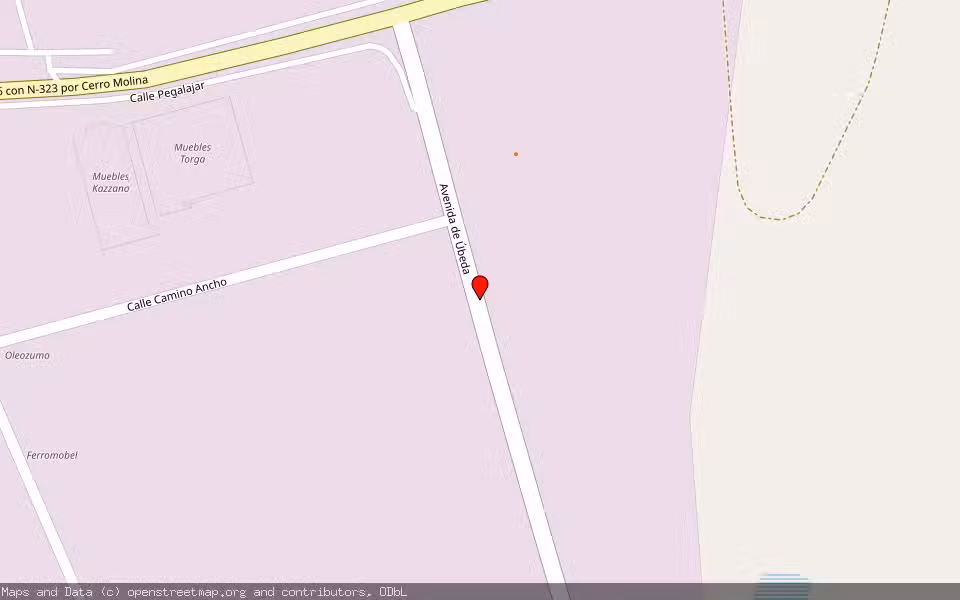 Mapa de Subasta Inmueble (Solar) en Mancha Real, Jaén