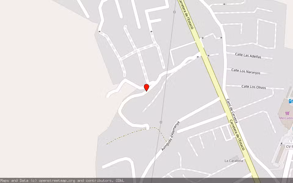 Mapa de Subasta Inmueble (Vivienda) en Peñíscola, Castellón/Castelló